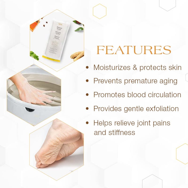 GiGi Botanical Paraffin Wax Refill with Jojoba Oil â€“ Block for Hands & Feet, Moisturizing Spa-Grade for Paraffin Bath & Therapy Machine, 16 oz - Image 3